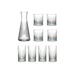 Paşabahçe Elysia 9 Parça Karaf, Meşrubat & Su Bardağı Seti Şeffaf