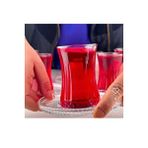 Paşabahçe Elysia Çay Tabağı 6 Lı Çay Tabak - Çay Bardağı Altı 54771 Şeffaf