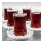 Paşabahçe Elysia Çay Takımı Seti 12 Parça Set Riva Çay Tabağı 42901
