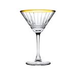 Paşabahçe Elysia Golden Touch Kokteyl Kadehi, Şeffaf, 220 C