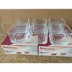 Paşabahçe Elysia Kare 6'lı Çerezlik Tatlı Sunum Kase - 8 x 8 cm