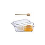 Paşabahçe Frigo Bölmeli Saklama Kabı, Reçellik, Ballık, Kahvaltılık + Baran Ahşap Bal Kaşığı (daldız)