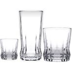 Paşabahçe Gaia 18 Parça Su Meşrubat Bardağı Takımı Modern Tasarım Cam Set - 270 ml - Şeffaf