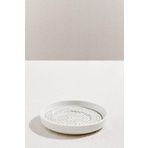 Paşabahçe Geometrik Porselen Çay Tabağı Silver