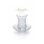 Paşabahçe Göz 12 Parça Çay Seti (6 Bardak + 6 Tabak) - Ayaydın Home