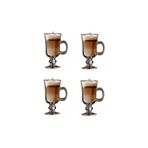 Paşabahçe İrish 4'lü Kuplu Latte Çikolata Bardağı
