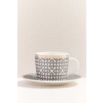 Paşabahçe Kahve Link Porselen Çay Fincanı Krem Kahve