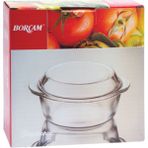 Paşabahçe Kapaklı Yuvarlak Tencere Borcam 1,5 L 4 Adet