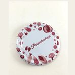Paşabahçe Konserve Kavanoz Kapağı Kırmızı Desenli 82 mm 40 Adet