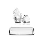 Pasabahce Kristal Çerezlik & Servis Tabağı Seti 7 Parça (6 Çerezlik & 1 Servis Tabağı) US51522552