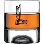 Paşabahçe L Harfi Yazılı Holiday Viski Bardağı - Şeffaf - 205 ml