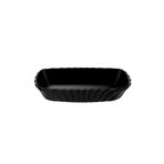 Paşabahçe Mezze Servis Tabağı Siyah 2 Parça 17x11 cm