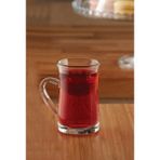 Paşabahçe Mila Kulplu Büyük Çay Bardağı 150 Cc 6 lı 55613 - 150 ml - Şeffaf