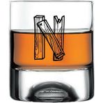 Paşabahçe N Harfi Yazılı Holiday Viski Bardağı - Şeffaf - 205 ml