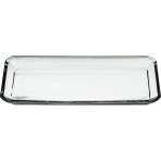 Paşabahçe Nude Glamour Servis Tabağı Kristal Camdan Üretilmiş 20 mm Yükseklik 140x298 mm Ebatlar