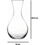 Paşabahçe Nude Kristal 1300 cc Karaf 64110 - 1,35 lt - Şeffaf