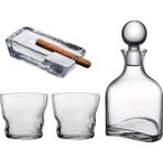Paşabahçe NudeGlass Kristal Viski Seti(92572x1 - 22267x2 - 25020x1)