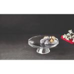 Paşabahçe Pasabahce Crystallin El Imalatı Torte Ayaklı Servis Tabağı - 28099 - Şeffaf