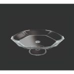 Paşabahçe Pasabahce Crystallin Reflectıon Ayaklı Servis Tabağı - 95461 - Şeffaf