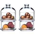 Paşabahçe Patisseria 2 Katlı Katlı Cam Kavanoz - 2 Li Cam Kurabiyelik 96985 - 1 Adet - 100 ml - Şeffaf