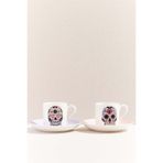 Paşabahçe Pembe Skull4Her Porselen Fincan Seti 2'li