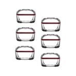 Paşabahçe Plus Kapaklı Kahvaltılık - 6 Lı Çok Amaçlı Cam Saklama Kabı Silikon Contalı 395 Cc. Şeffaf