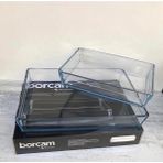 Paşabahçe Premium 2 Li Dikdörtgen Borcam Set 2500 cc ve 4350 cc Cam Malzeme ile Şık Kullanım - 2 Adet
