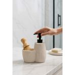 Paşabahçe Premium Beton Tasarım Sıvı Sabunluk & Organizer Seti - Şık Banyo Seti