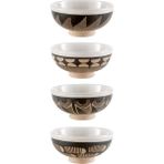 Paşabahçe Seramik Kase Seti 4'lü 6x11 Cm