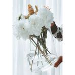 Paşabahçe Silindir Cam Vazo 30 Cm Yükseklik 19 Cm Genişlik El imalatıdır