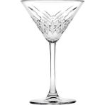 Paşabahçe Timeless 4'lü Desenli Cam Martini Bardağı 440176 230 cc Şeffaf Renkli Şık Sunum