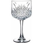 Paşabahçe Timeless 4'lü Kadeh 500 ml Şeffaf Cam Desenli 4 Parçalı Şık Sunum Seti