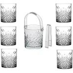 Pasabahce Timeless Viski Bardağı Buz Kovası Set 6 Kişilik 86985859685854458Aybabastore