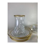Paşabahçe Timeless Yaldızlı Heybeli 12 Parça Çay Bardağı Seti
