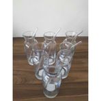 Paşabahçe Village Cam Pipetli Meşrubat Bardağı Limonata Süt Şişesi 6 Adet - Şeffaf - 300 ml