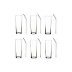 Pasabahce Vodka Bardağı Ve Eğimli Cam Pipet Seti. 6 Lı - 12 Parça TYB3CCCPS8VG0S5H83