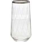 Paşabahçe West Glass Allegra 6'lı Platin Kaplama Su Bardağı