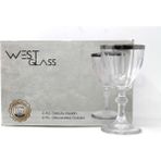 Paşabahçe Westglass W440113P Diamon Platin Kaplama Ayaklı Kahve Yanı Bardağı