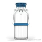Paşabahçe Zest Glass 1,25 Lt Mavi Süt Şişesi