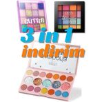 PASAJDANAL KAMPANYA Pretty Beauty Ultimate 16'lı Göz Farı + 16'lı Glitter + Euphoria Make Up Glitter 19'lu - RENKLİ