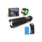 Pasajdanal Km-106 Metal El Feneri, Ultra Güçlü El Feneri, Cree T6 Led 5000 Lümen