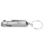 pasamer Outdoor anahtarlık, yüzük, tırnak kesici, klipsler, şişe açacağı, çok fonksiyonlu, 2'si 1 arada mini alet