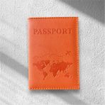 Pasaport/ruhsat/cüzdan Kılıfı - Turuncu-T6T