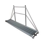 Pasarella Alminyum Basamaklı Sabit Tip 3s - En:40cm Boy:300cm Ağ: Metre 7,5-8kg