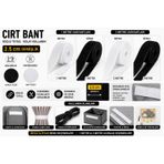 PAŞATEKS 2.5 Cm Yapışkansız Cırt Bant – Beyaz Siyah Velcro Bant – 1 m & 3 m Dikilebilir Kanca Hav Bant (siyah, 1)