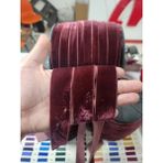 Paşateks since 1995 3 cm kadife kurdela-Bordo-5 metre-yılbaşı Paket Süslemede-çam Ağacı Süslemede