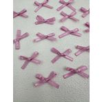 Paşateks since 1995 Fiyonk (100 adet) (Polyesterden üretilmiş saten kurdela) süslemeler-dikiş-saç bantı (pembe, 3.5 mm-5)