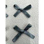 Paşateks since 1995 Fiyonk (100 adet) (Polyesterden üretilmiş saten kurdela) süslemeler-dikiş-saç bantı (petrol mavisi, 3.5 mm-7)