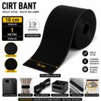 PAŞATEKS Siyah Cırt Bant 10 Cm x 1 Metre – Yapışkansız Velcro Bant – Dikilebilir Kanca Hav Bant Seti