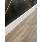 Pasha Dekor 8 cm Düz Lake Beyaz MDF Parke Süpürgelik 10 mm Kalınlık ile Şık ve Dayanıklı
